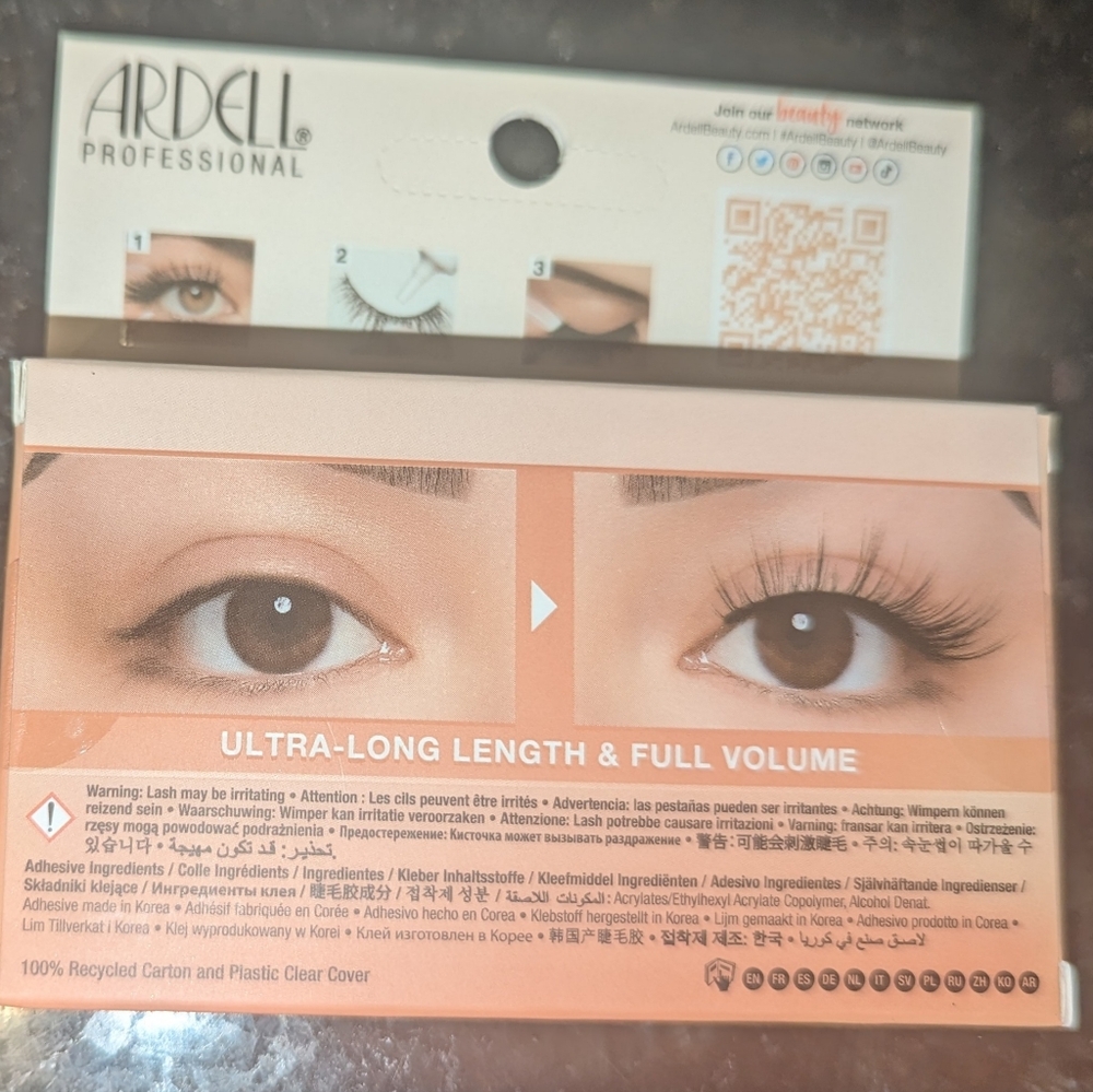 NWT, 2pks,Ardell, big, beautiful lashes, Mija and like4likes - Picture 5 of 5